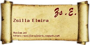 Zsilla Elmira névjegykártya